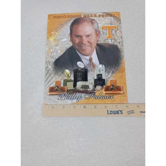 Phillip Fulmer Tennessee Vols 8x10 Photo Coach Trophy Display UT Football - Picture 4 of 5